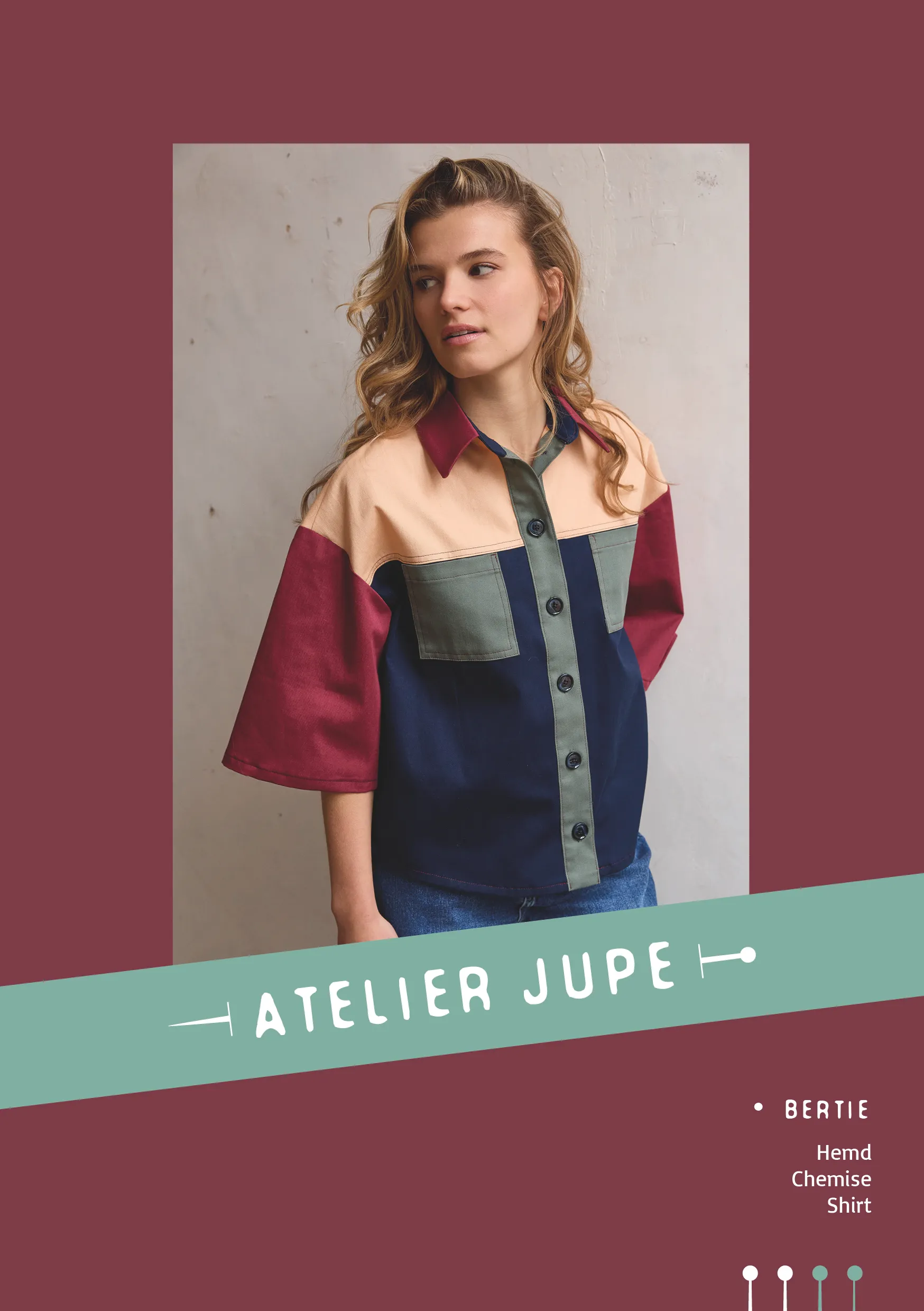 Patroon hemd Bertie - Atelier Jupe